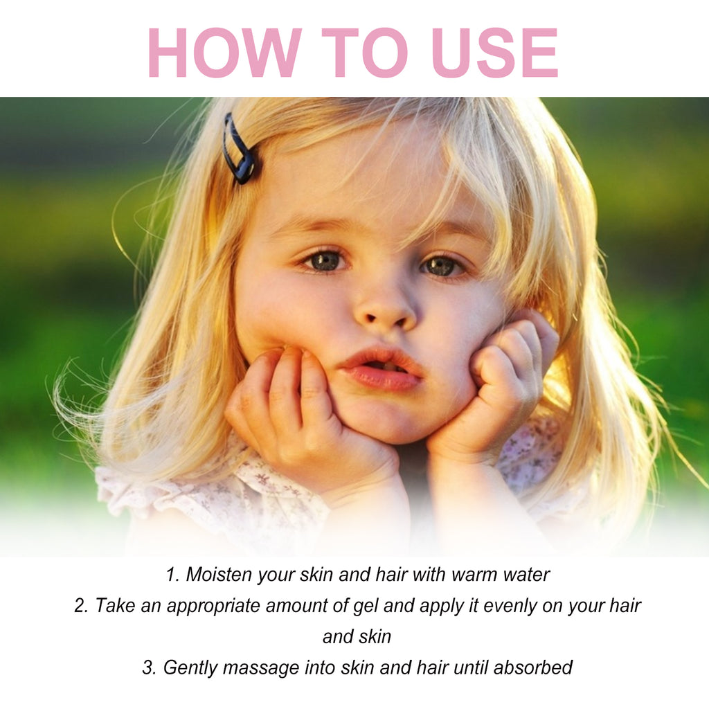 Wiieey 2 In 1 Kids Shampoo And Shower Gel, Repair Dry Hair End And Scalp Massage Gently Clean And Smooth Hair