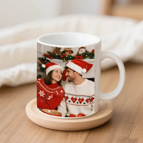 Custom Mug 11oz Christmas Photo Gift - Must Upload The Image