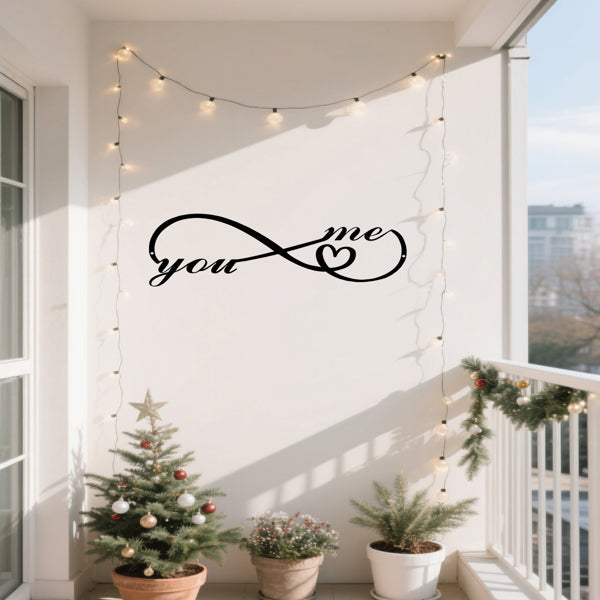 CIFbuy Custom Gothic Iron Wall Art Personalized Dark Romance Sign For Couples Home Decor(TikTok, Temu Pick-up Service)