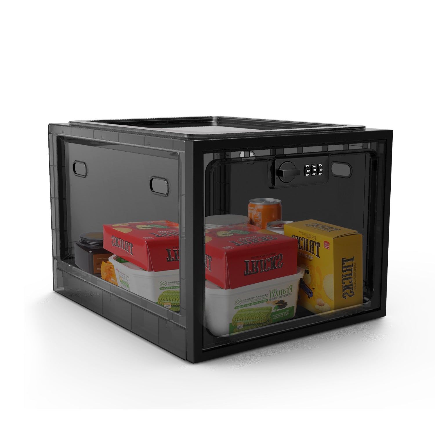 Refrigerator Food Storage Box With Combination Lock