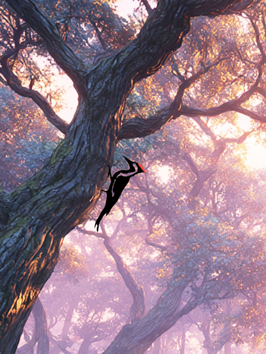 Metal Woodpecker Wall Art - Rust-Resistant Outdoor Decor For Garden & Patio