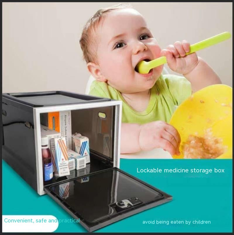 Refrigerator Food Storage Box With Combination Lock