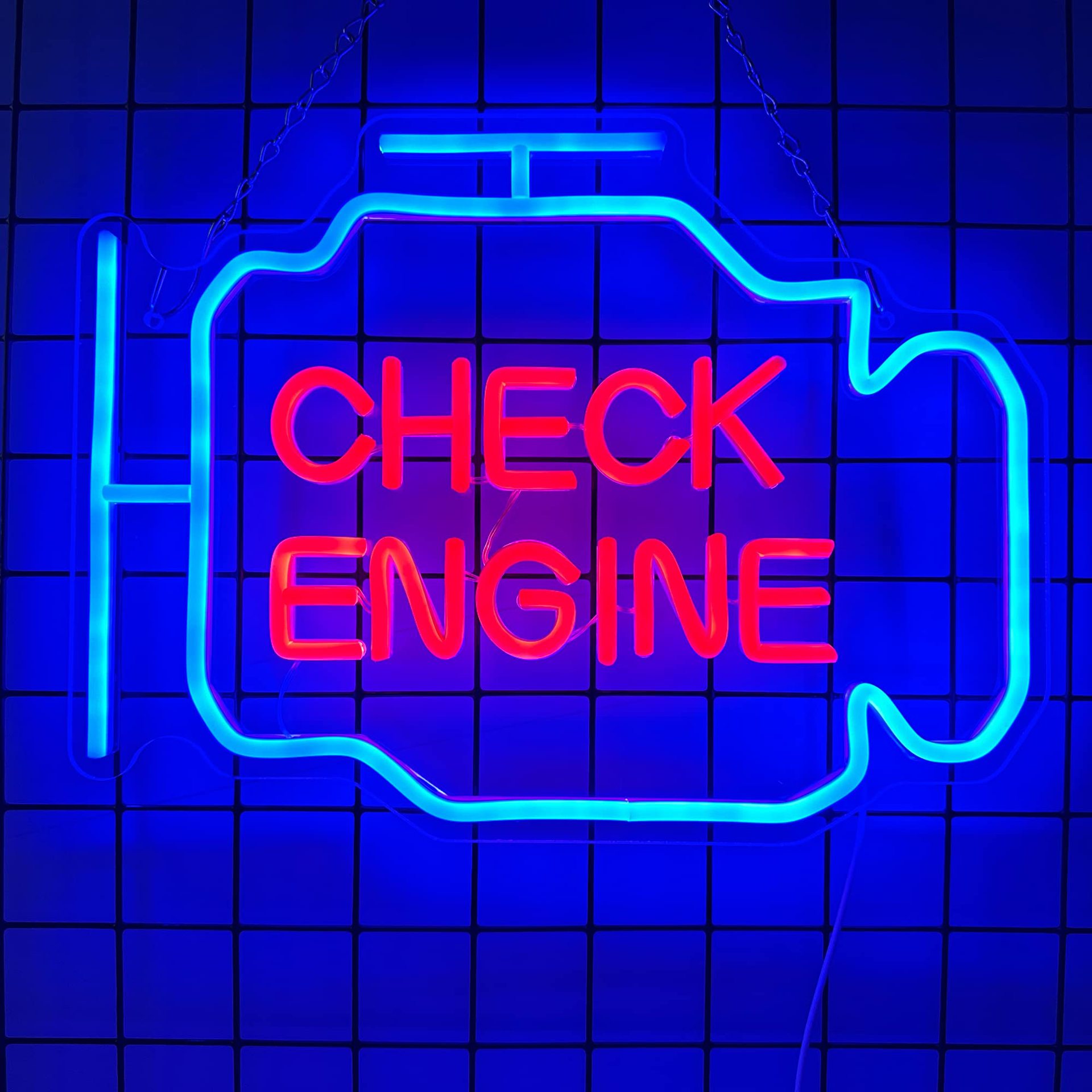 Engine Car Repair Personalized Picture LED Decoration