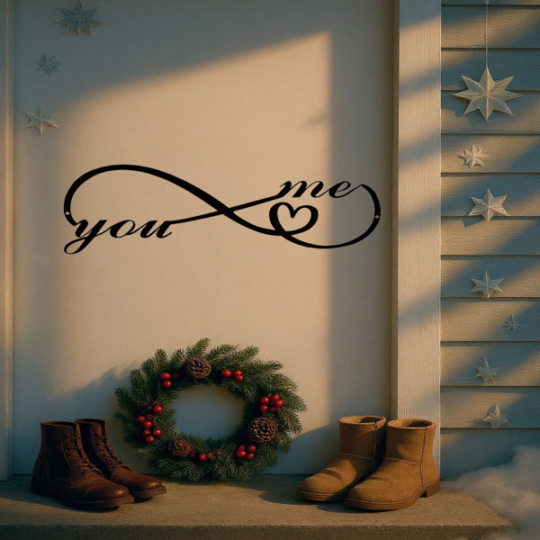 CIFbuy Custom Gothic Iron Wall Art Personalized Dark Romance Sign For Couples Home Decor(TikTok, Temu Pick-up Service)