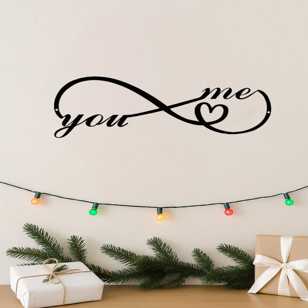 CIFbuy Custom Gothic Iron Wall Art Personalized Dark Romance Sign For Couples Home Decor(TikTok, Temu Pick-up Service)