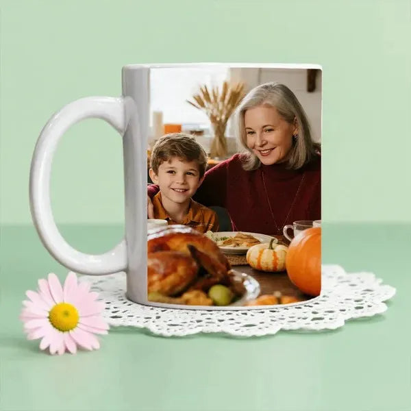Custom Mug 11oz Christmas Photo Gift - Must Upload The Image