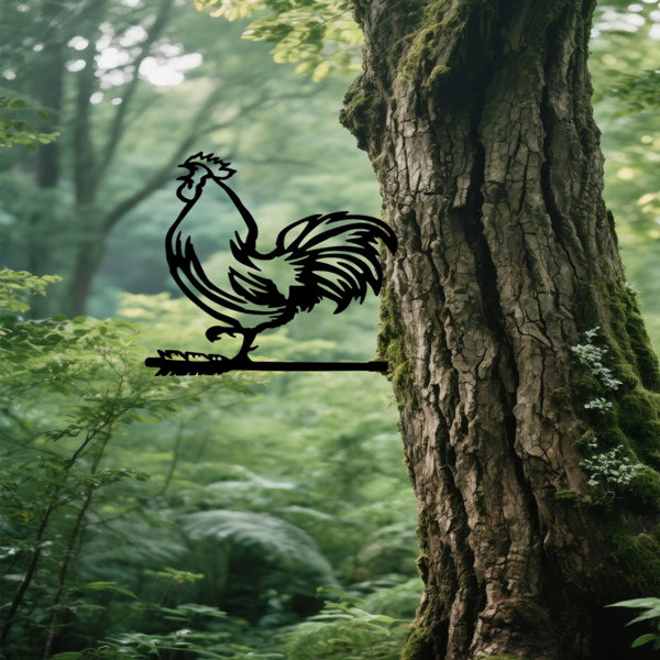 CIFbuy Vintage Farmhouse Style Outdoor Iron Garden Decor Art Wall Sign(TikTok, Temu Pick-up Service)