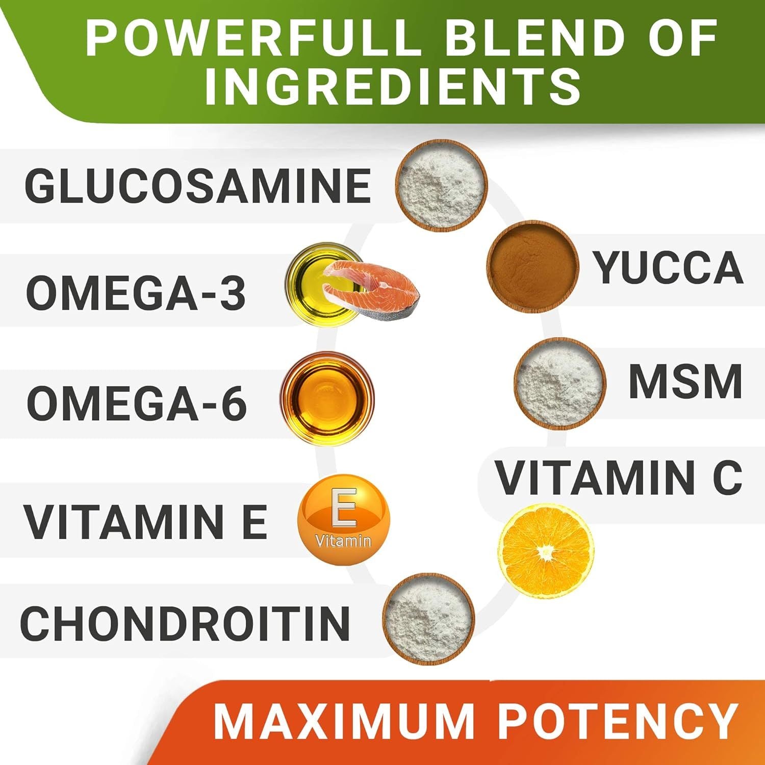 Youmile Hip & Joint Health Supplement For Dogs 120 Chews, Glucosamine Chondroitin MSM Dog Chews With Hyaluronic Acid, Liver Flavored Bone & Joint Support Supplement, For All Breeds