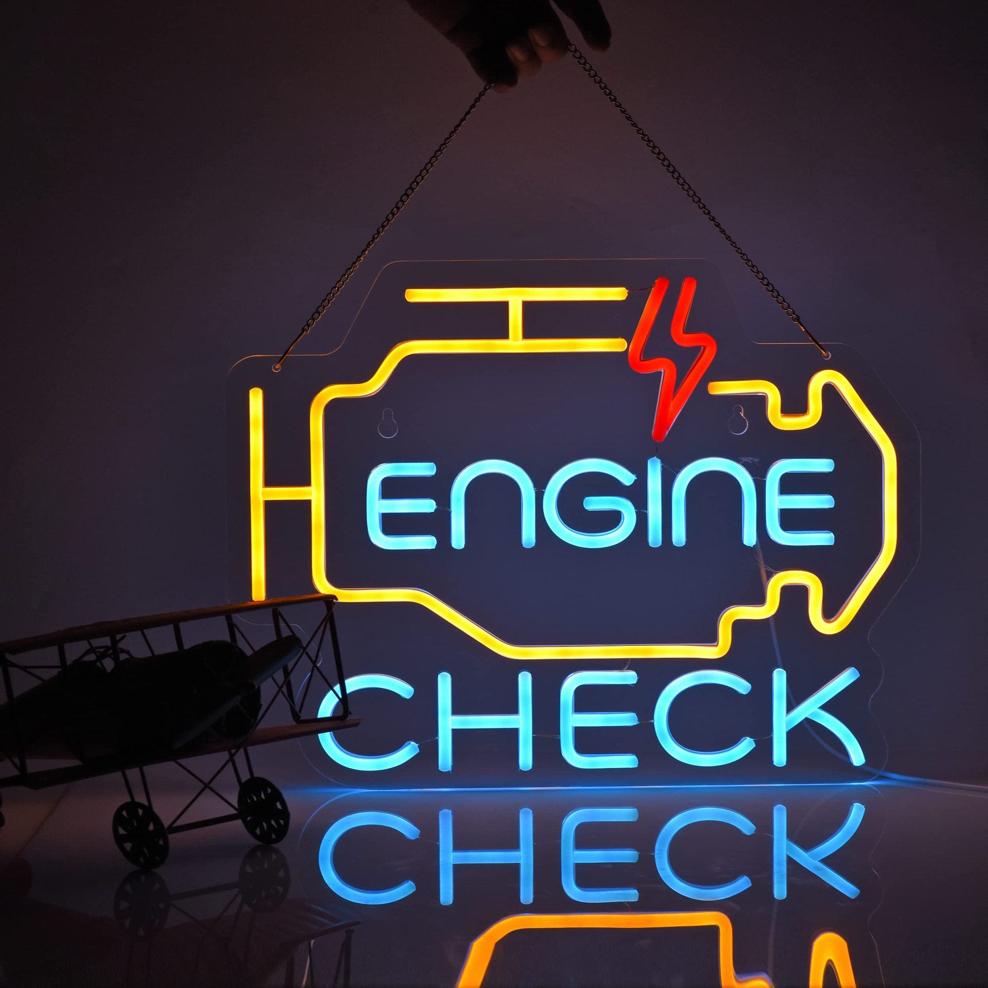 Engine Car Repair Personalized Picture LED Decoration